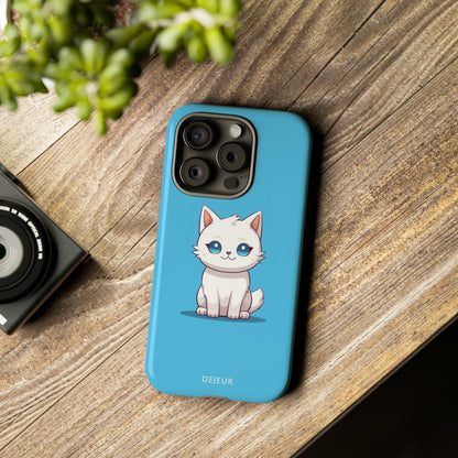 Little Blue Eyed Cat - iPhone Tough Case