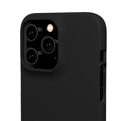 Pure Black - iPhone Snap Case