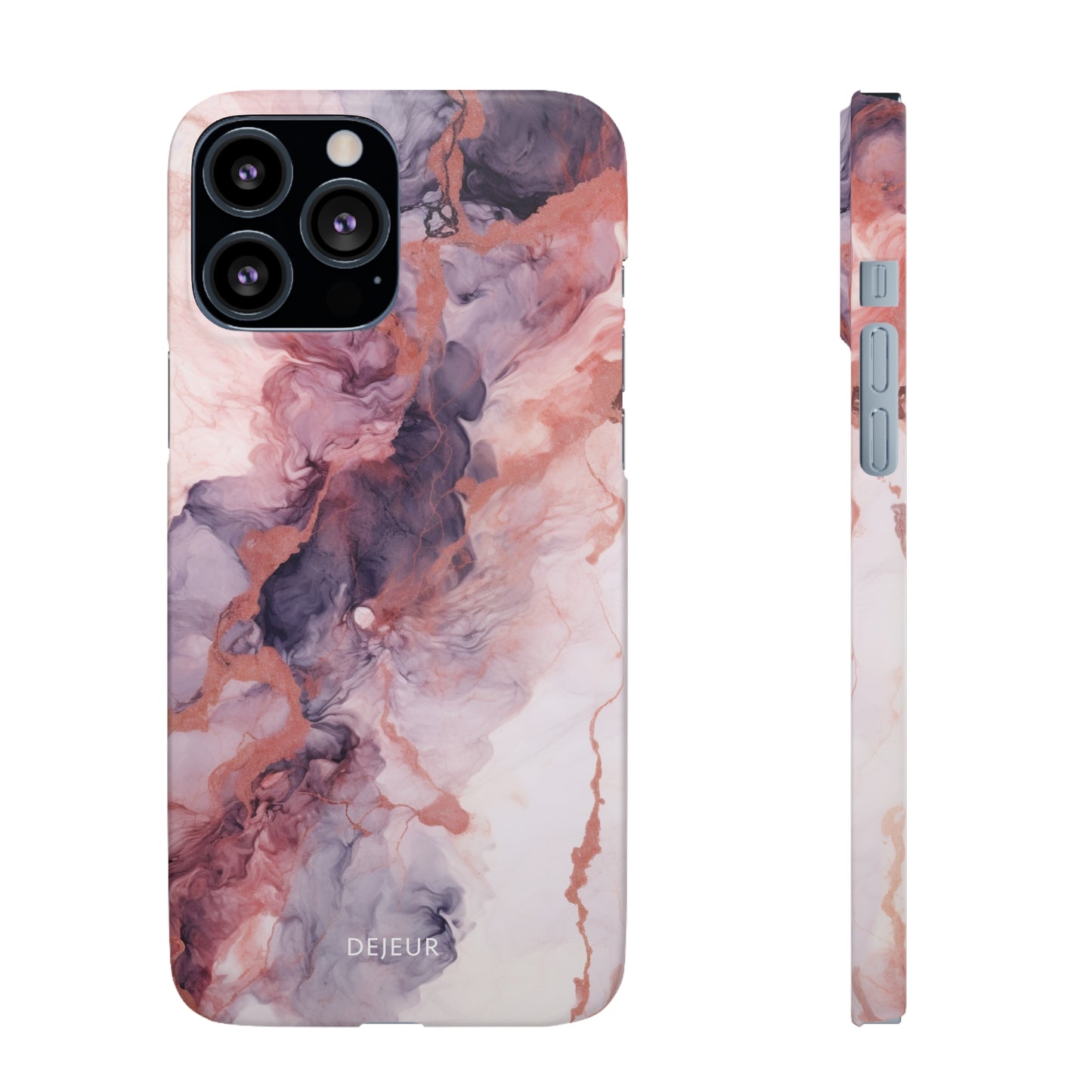 Royal Purple Marble - iPhone Snap Case