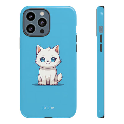 Little Blue Eyed Cat - iPhone Tough Case