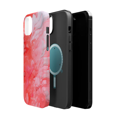 Rose Pink Marble - iPhone MagSafe Tough Case