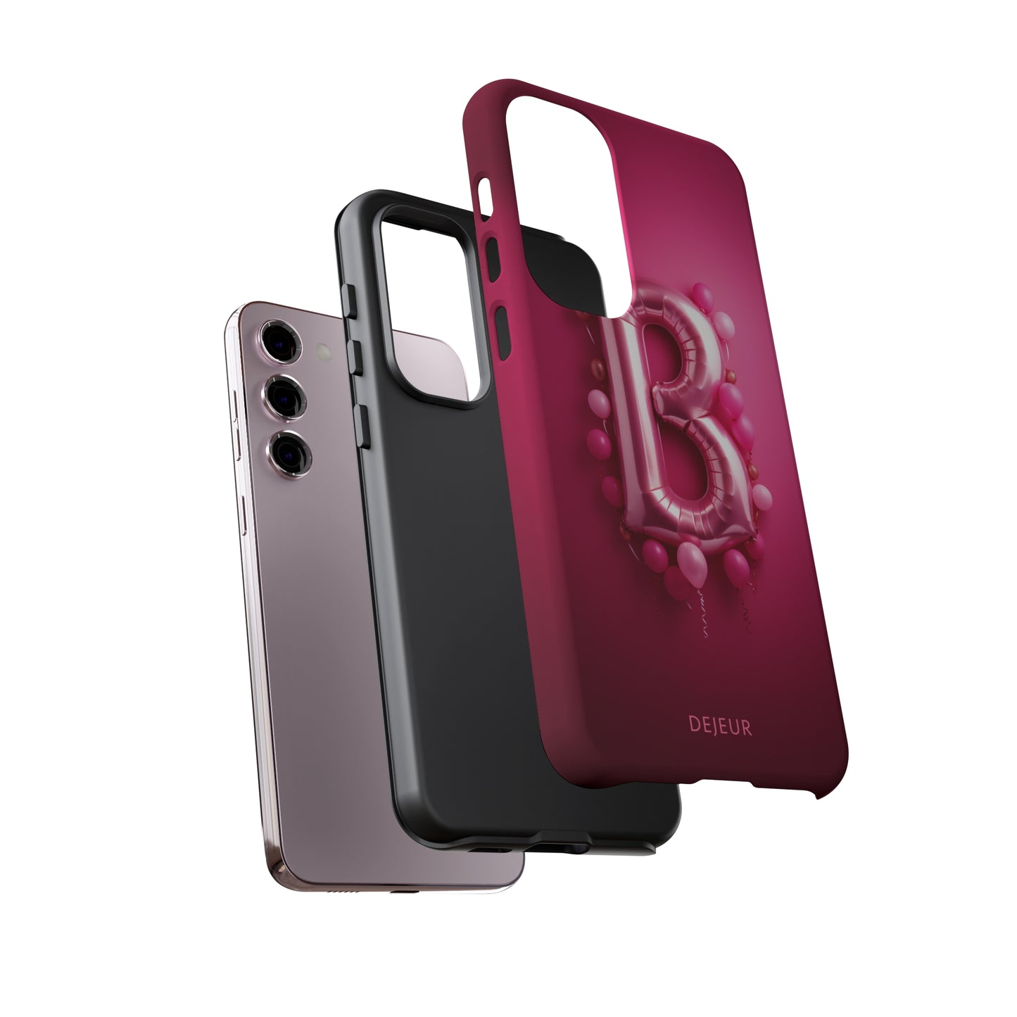 B Magenta Pink Balloons - Samsung Galaxy Tough Case