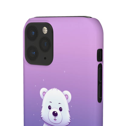 Violet Bear - iPhone Snap Case