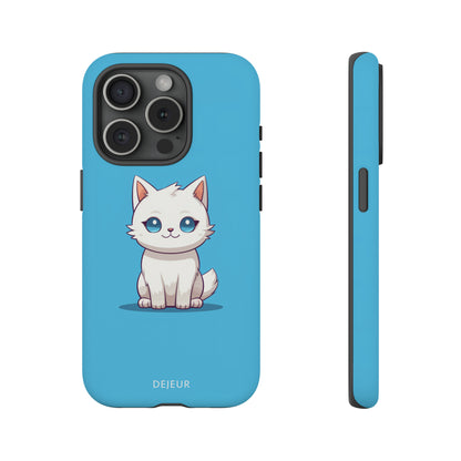 Little Blue Eyed Cat - iPhone Tough Case