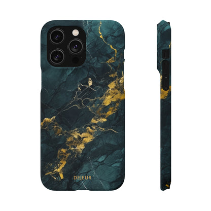 Gold Shadow Marble - iPhone Snap Case