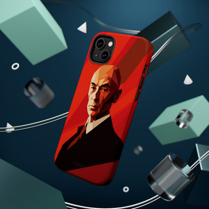 Oppenheimer Minimalist Portrait - iPhone MagSafe Tough Case