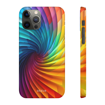 Rainbow Spiral - iPhone Snap Case