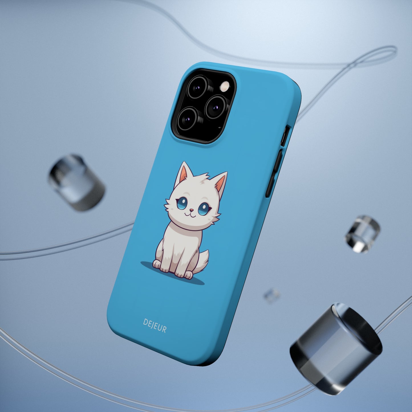 Little Blue Eyed Cat - iPhone MagSafe Tough Case