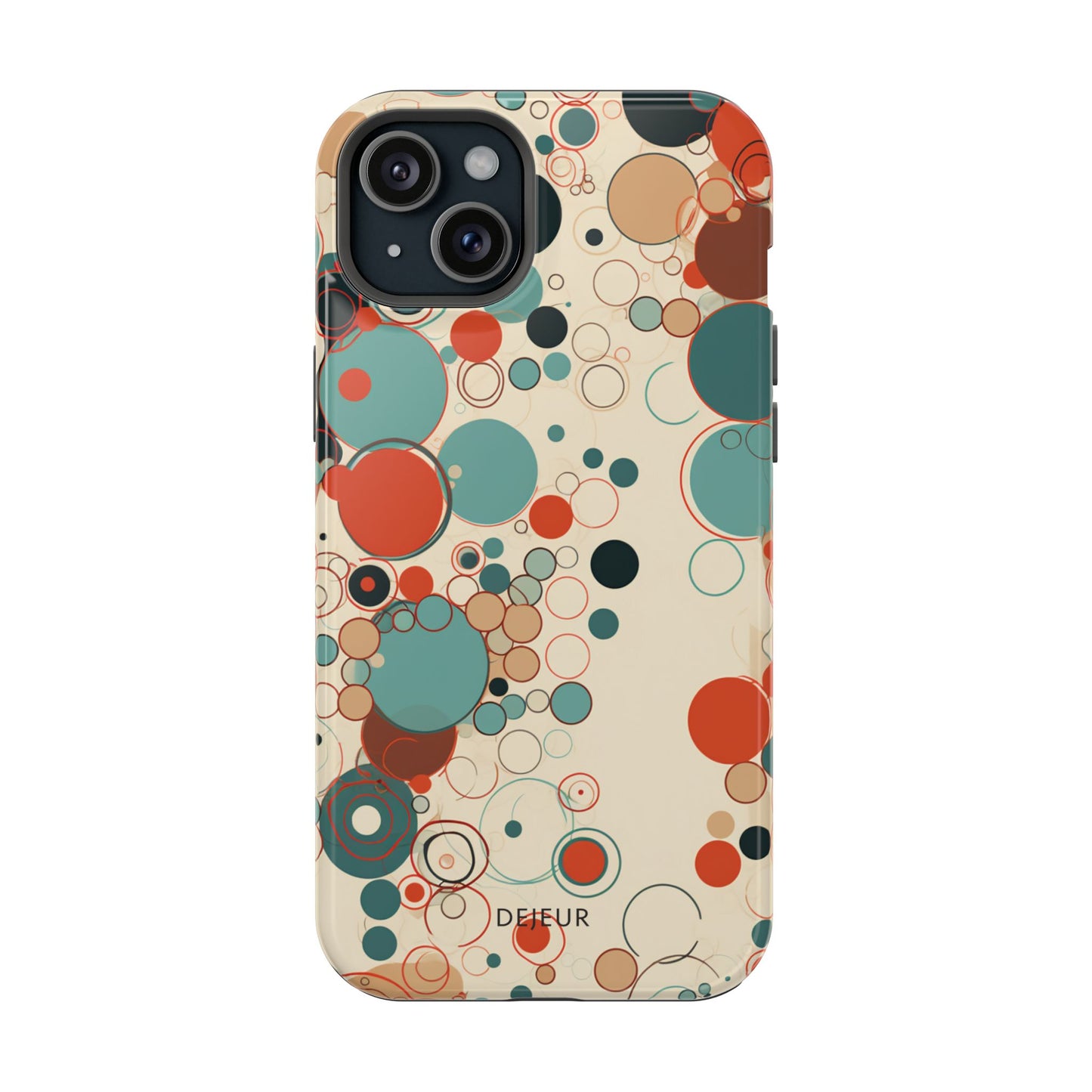 Pastel Line Circles - iPhone MagSafe Tough Case