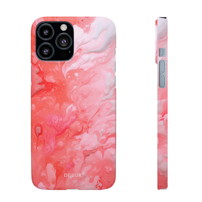 Rose Pink Marble - iPhone Snap Case