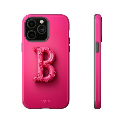 B Hot Pink - iPhone Tough Case