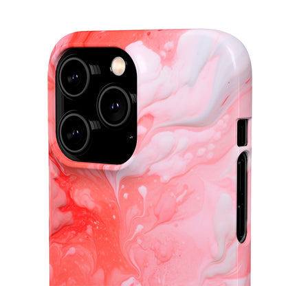 Rose Pink Marble - iPhone Snap Case