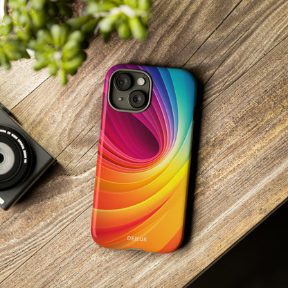 Rainbow Swirl - iPhone Tough Case