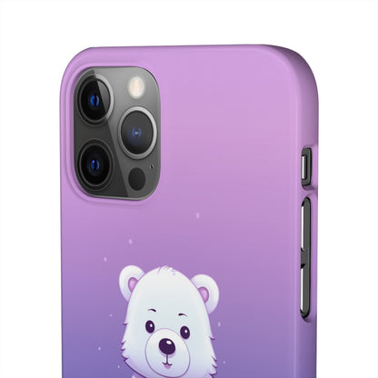 Violet Bear - iPhone Snap Case