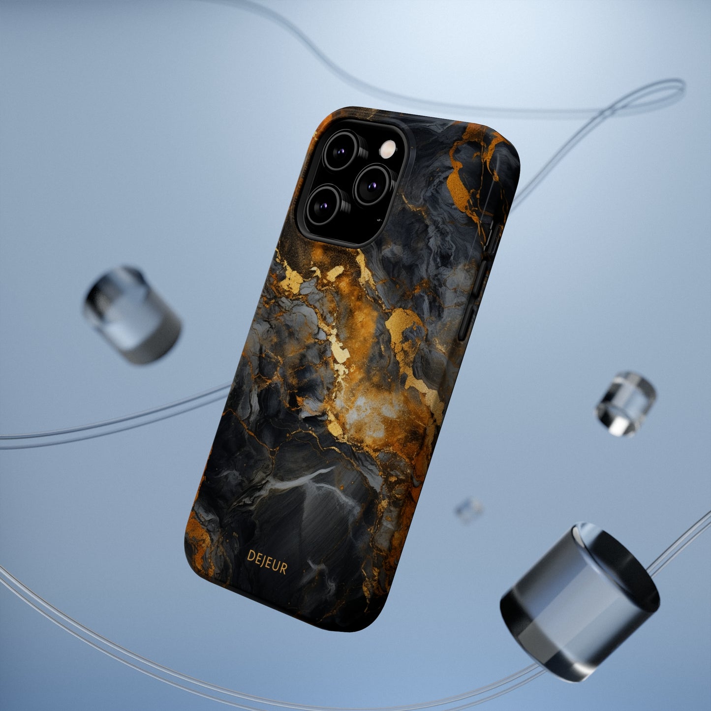 Platinum Gold Marble - iPhone MagSafe Tough Case