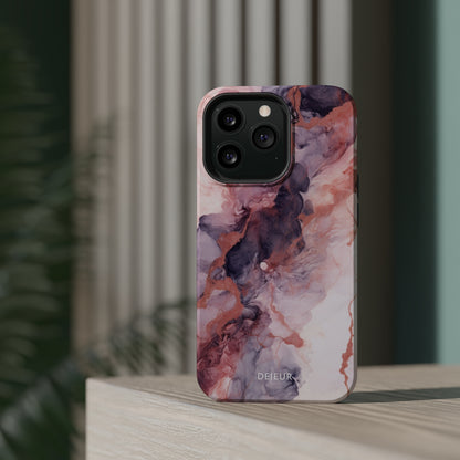 Royal Purple Marble - iPhone MagSafe Tough Case