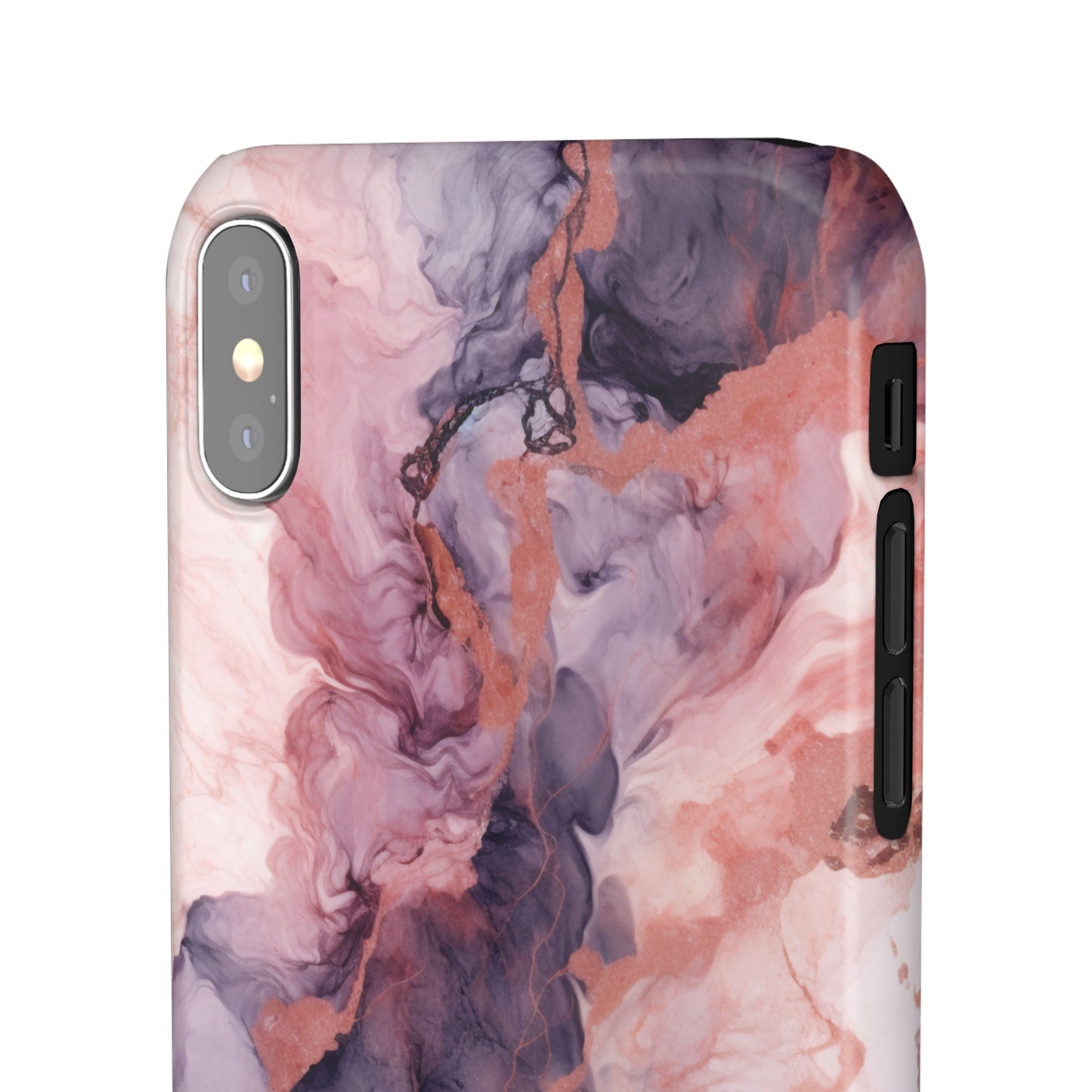 Royal Purple Marble - iPhone Snap Case