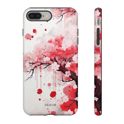 Cherry Blossom Painting - iPhone Tough Case