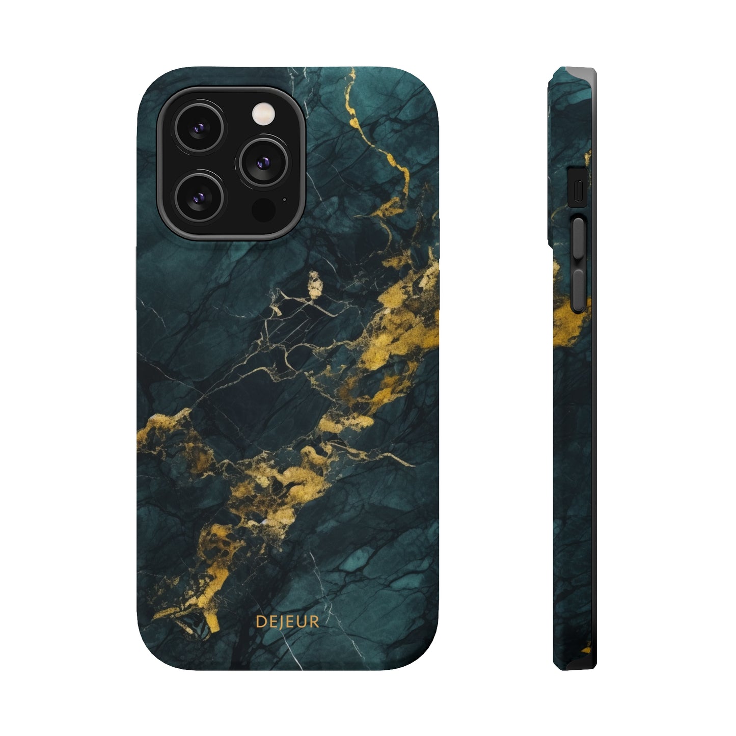 Gold Shadow Marble - iPhone MagSafe Tough Case