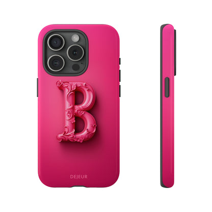 B Hot Pink - iPhone Tough Case