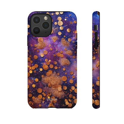Cosmic Glitter Circles - iPhone Tough Case