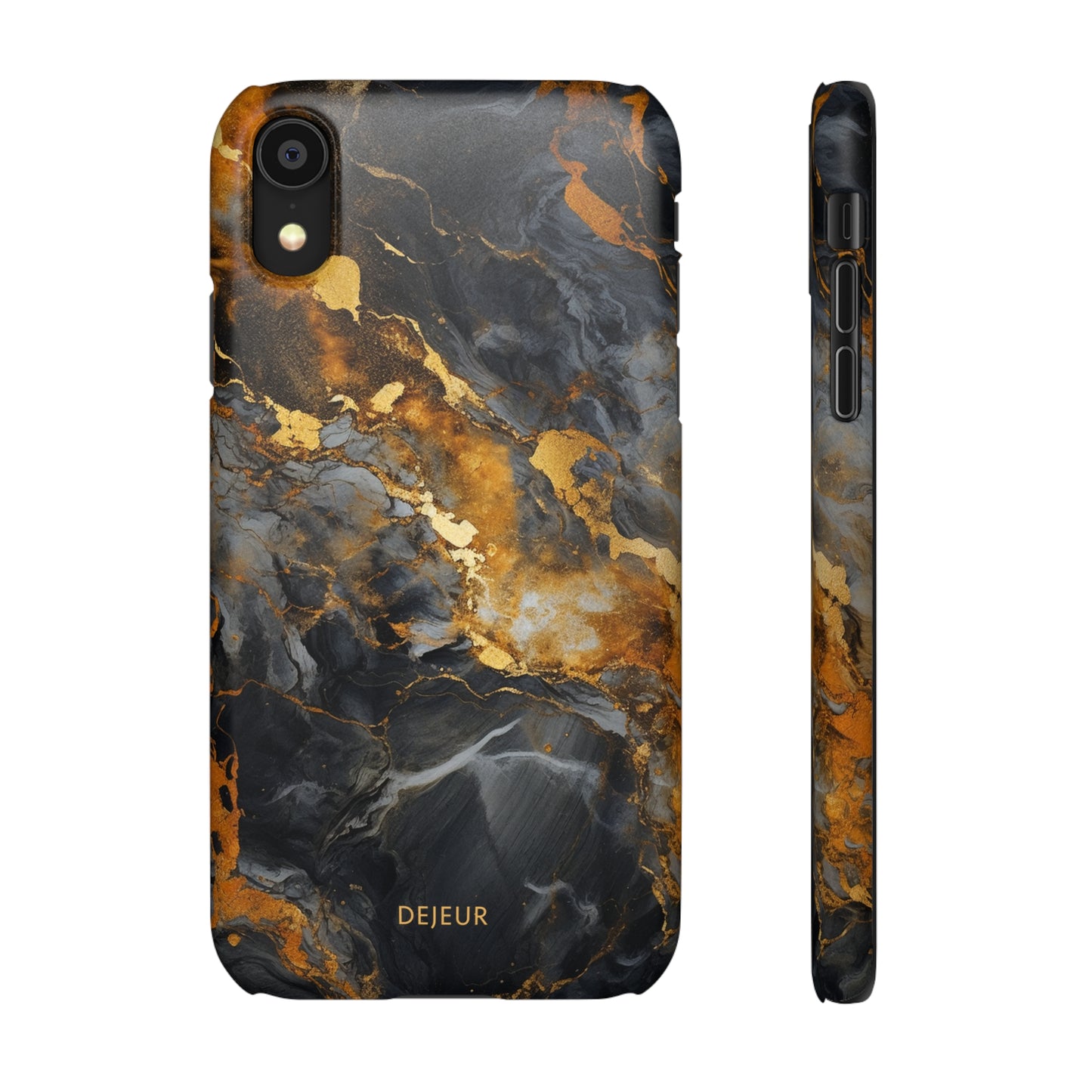 Platinum Gold Marble - iPhone Snap Case