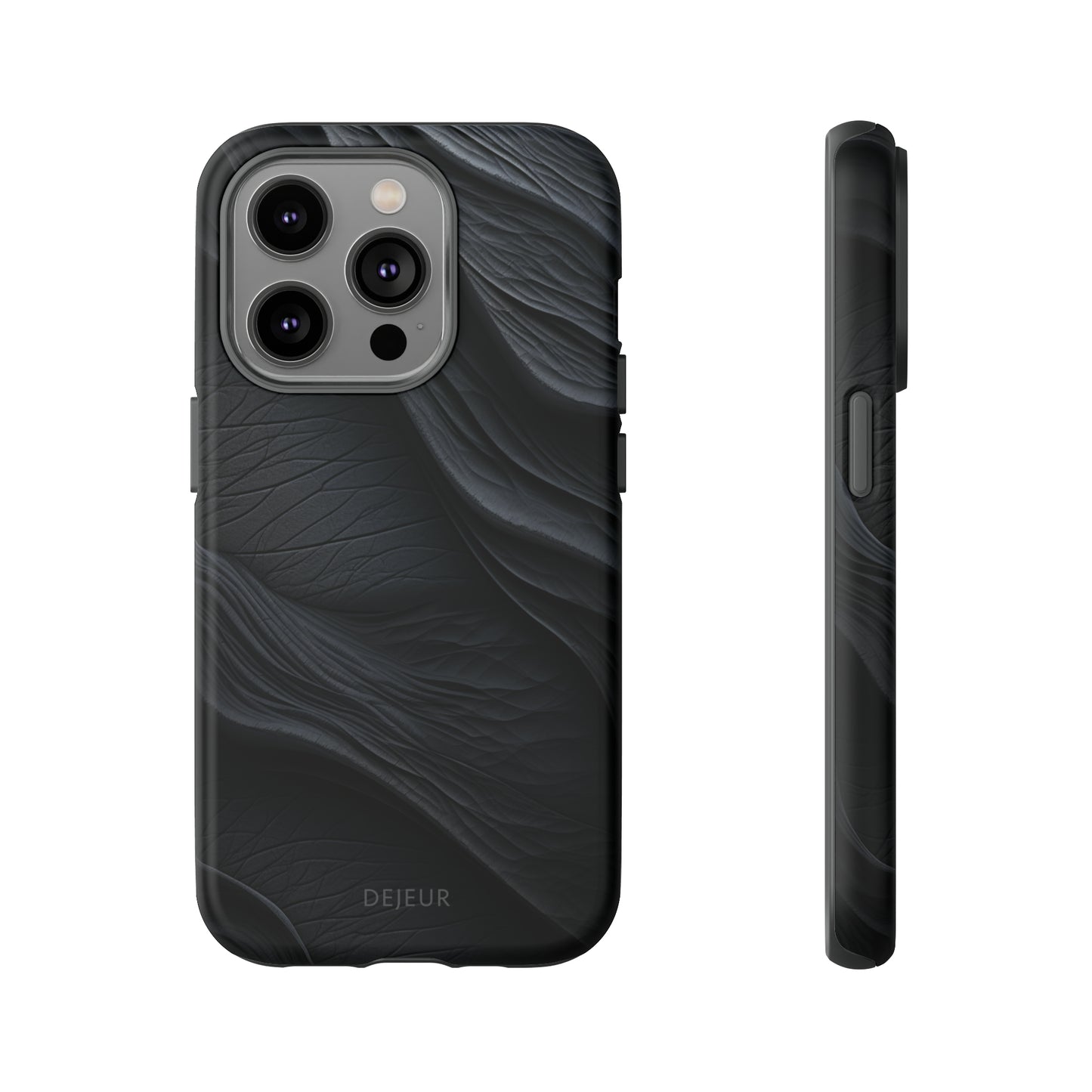 Charcoal Ripples - iPhone Tough Case