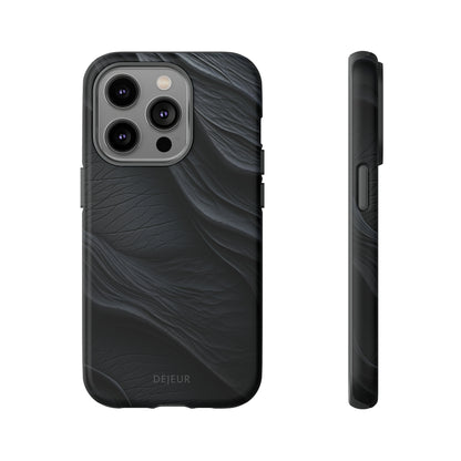 Charcoal Ripples - iPhone Tough Case