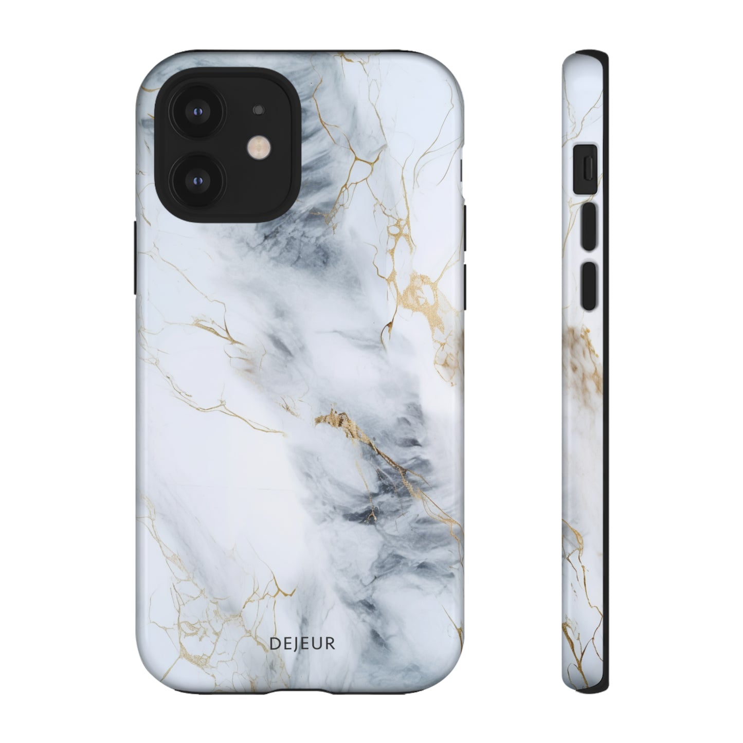 White Gold Marble - iPhone Tough Case