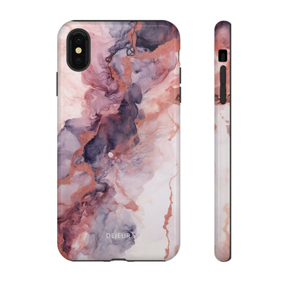 Royal Purple Marble - iPhone Tough Case