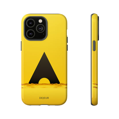 Sun Triangle Yellow - iPhone Tough Case