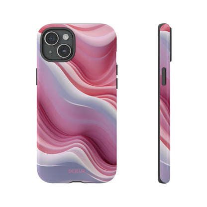 Pink Cream Waves - iPhone Tough Case