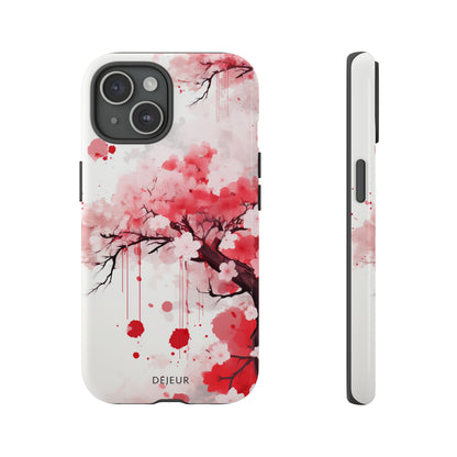 Cherry Blossom Painting - iPhone Tough Case