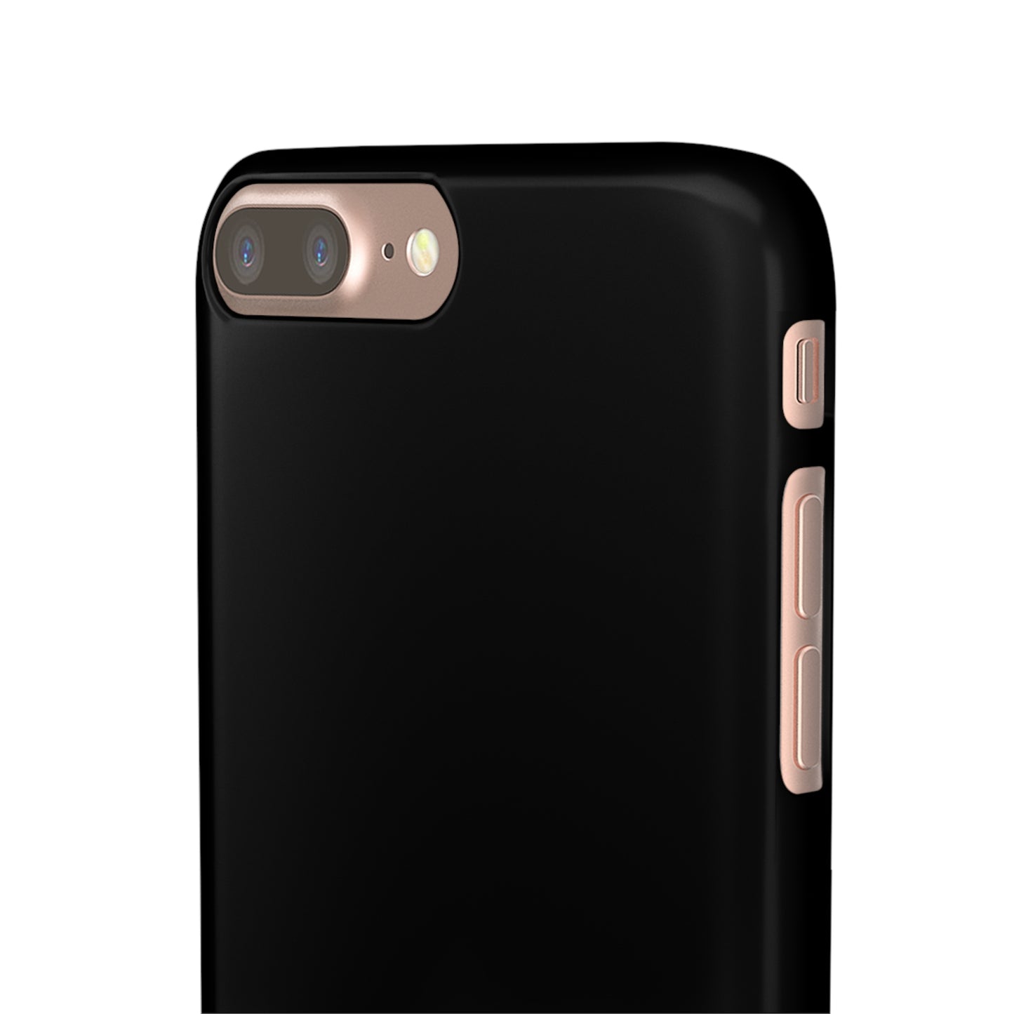 Pure Black - iPhone Snap Case