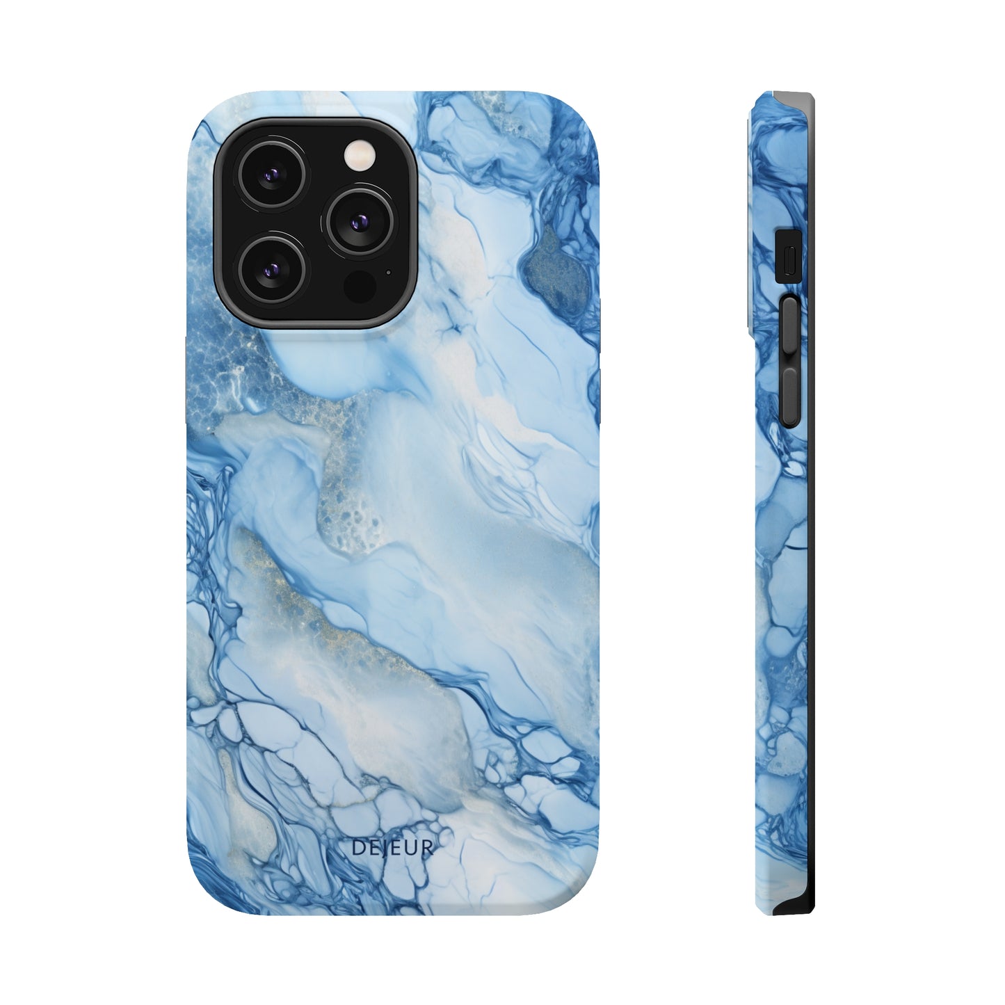 Sky Blue Marble - iPhone MagSafe Tough Case