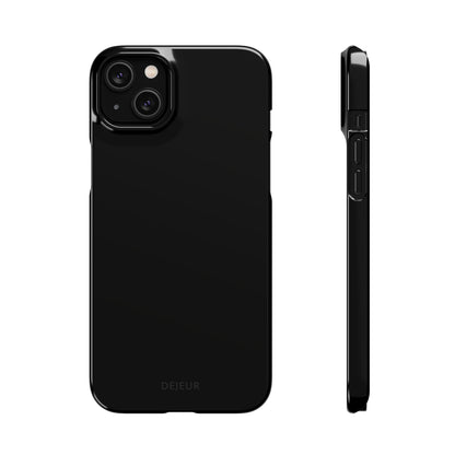 Pure Black - iPhone Snap Case