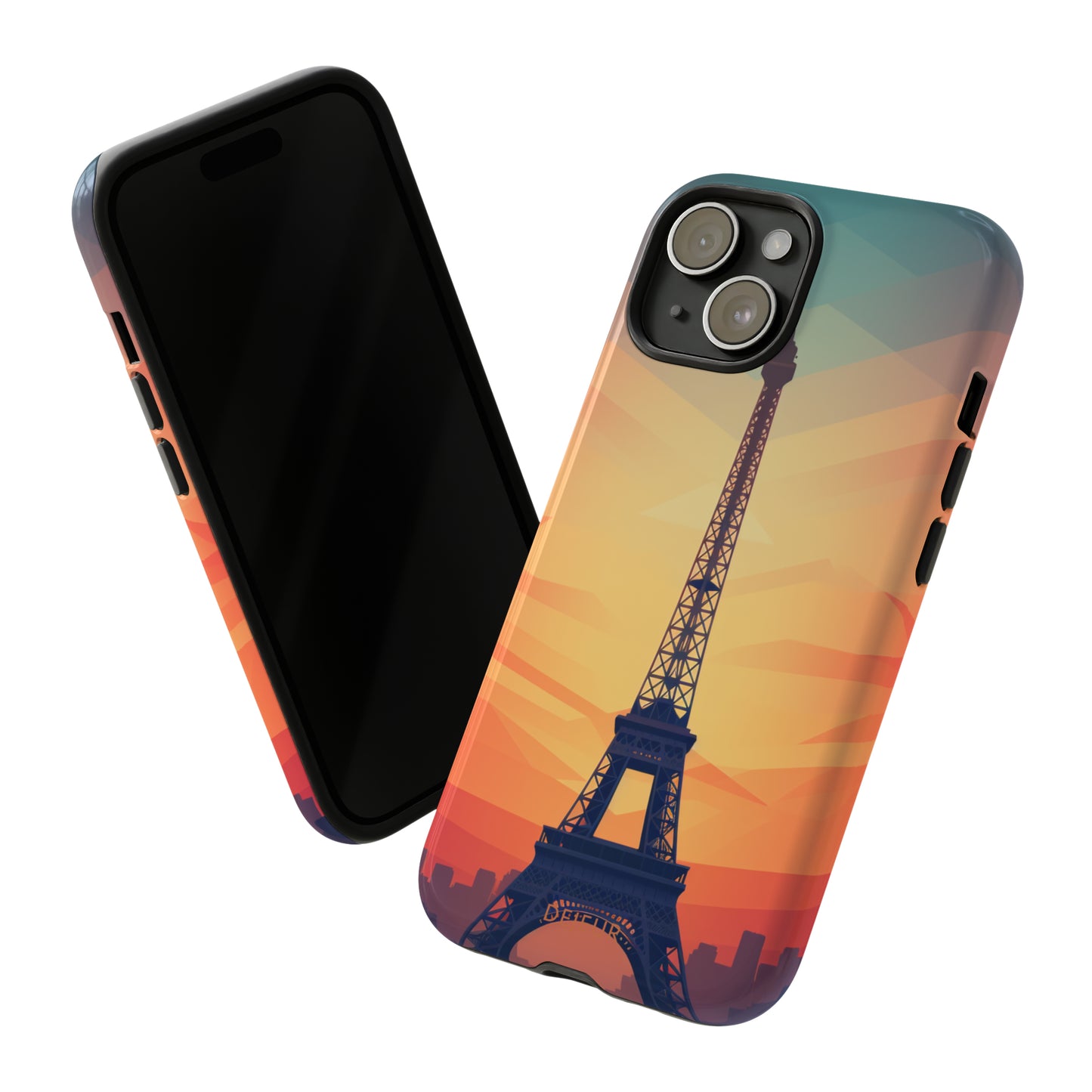 Eiffel Tower Sunset - iPhone Tough Case