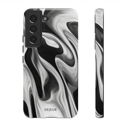 Misty Waves Monochrome - Samsung Galaxy Tough Case