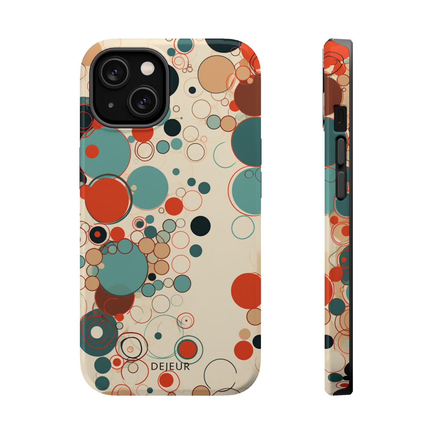 Pastel Line Circles - iPhone MagSafe Tough Case