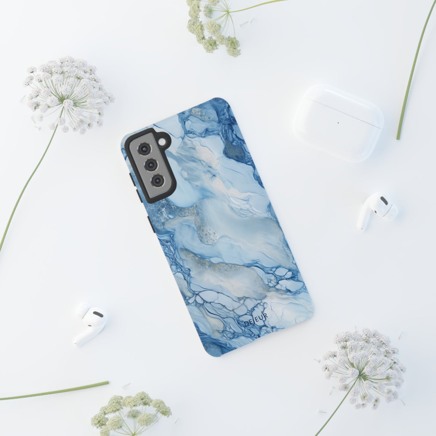 Sky Blue Marble - Samsung Galaxy Tough Case