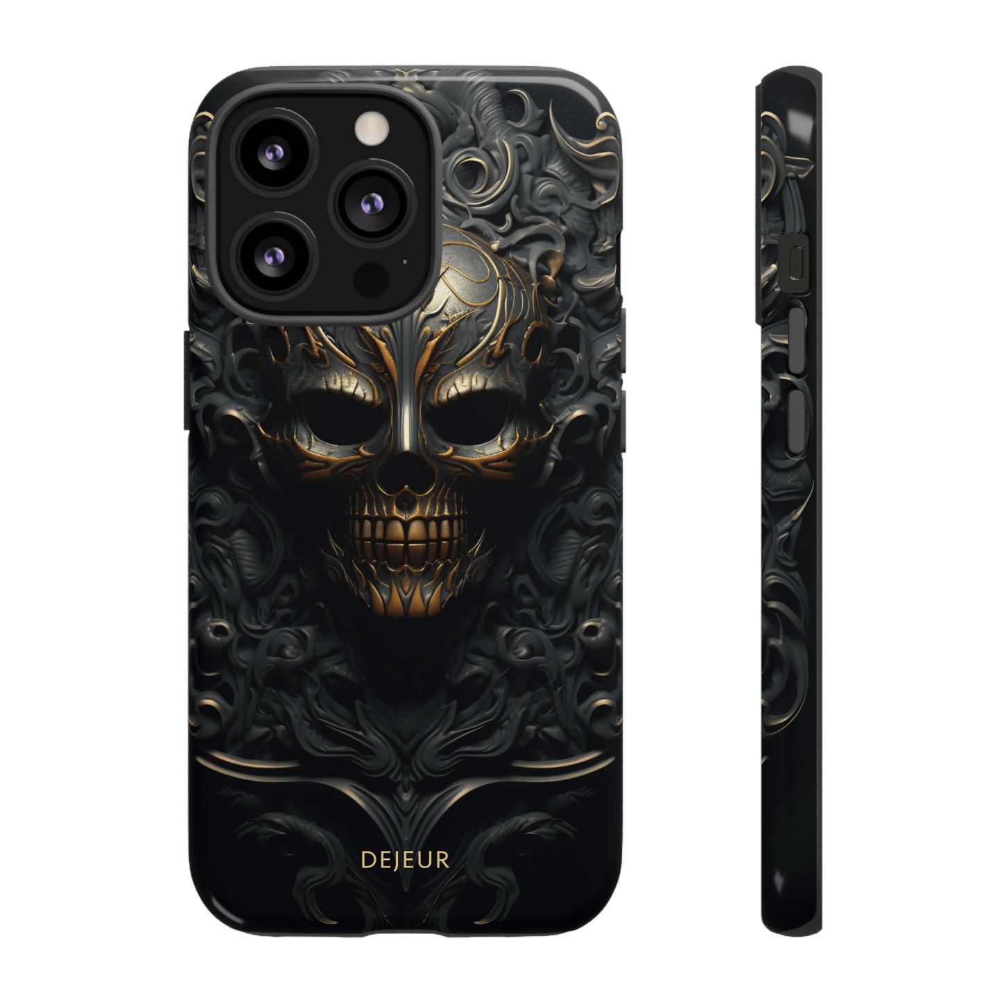 Dark Bronze Skull - iPhone Tough Case