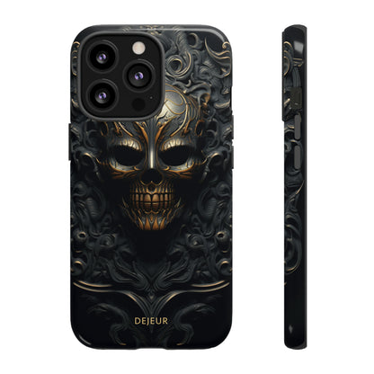 Dark Bronze Skull - iPhone Tough Case