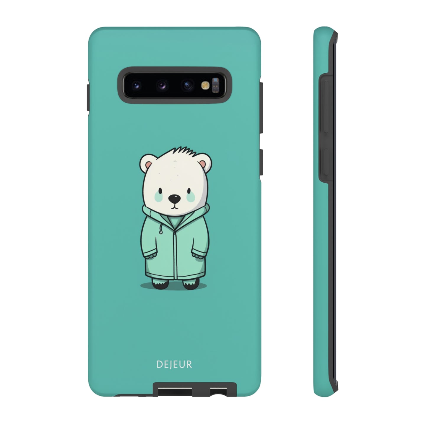 Aqua Coat Bear - Samsung Galaxy Tough Case