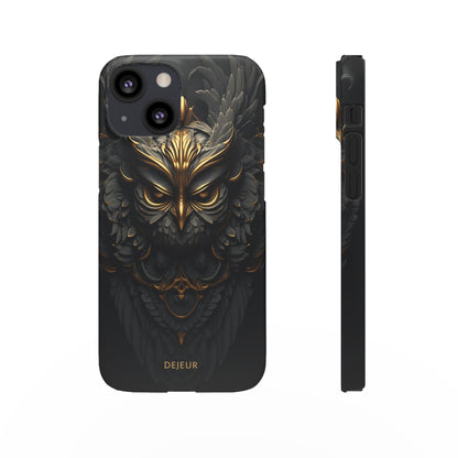 Golden Dark Owl - iPhone Snap Case