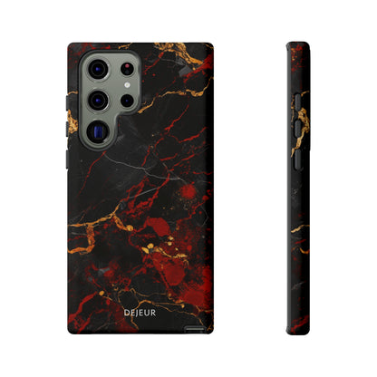 Dark Crimson Marble - Samsung Galaxy Tough Case