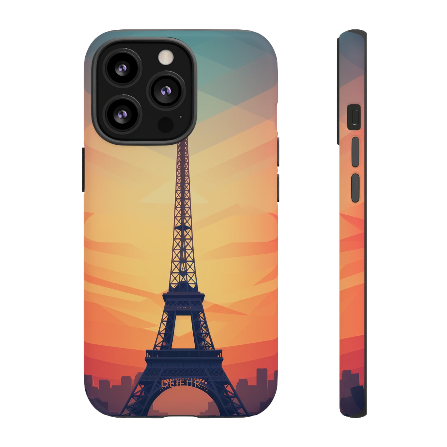 Eiffel Tower Sunset - iPhone Tough Case