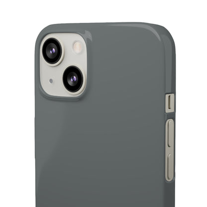 Graphite Grey - iPhone Snap Case