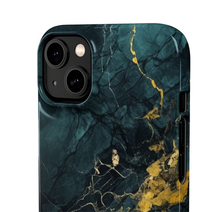 Gold Shadow Marble - iPhone Snap Case