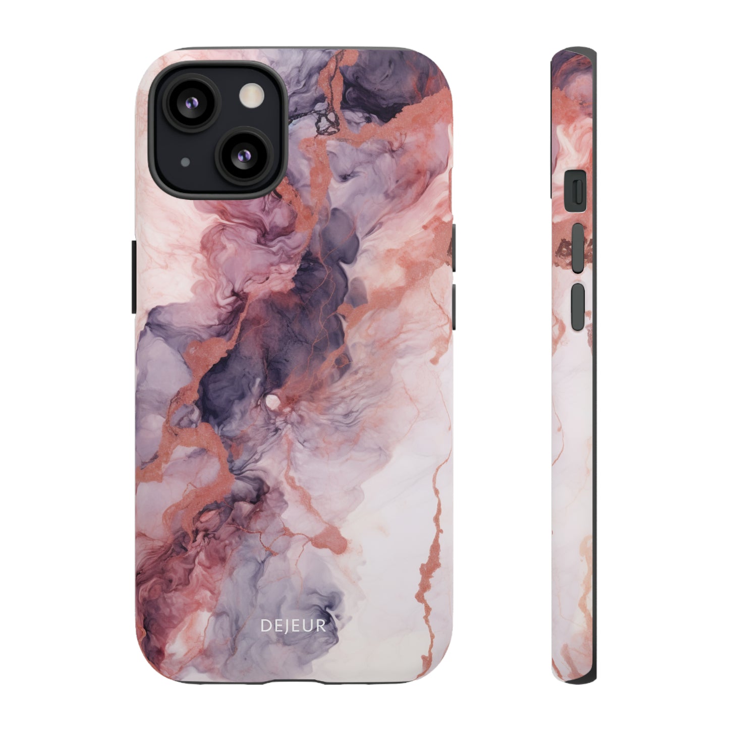 Royal Purple Marble - iPhone Tough Case