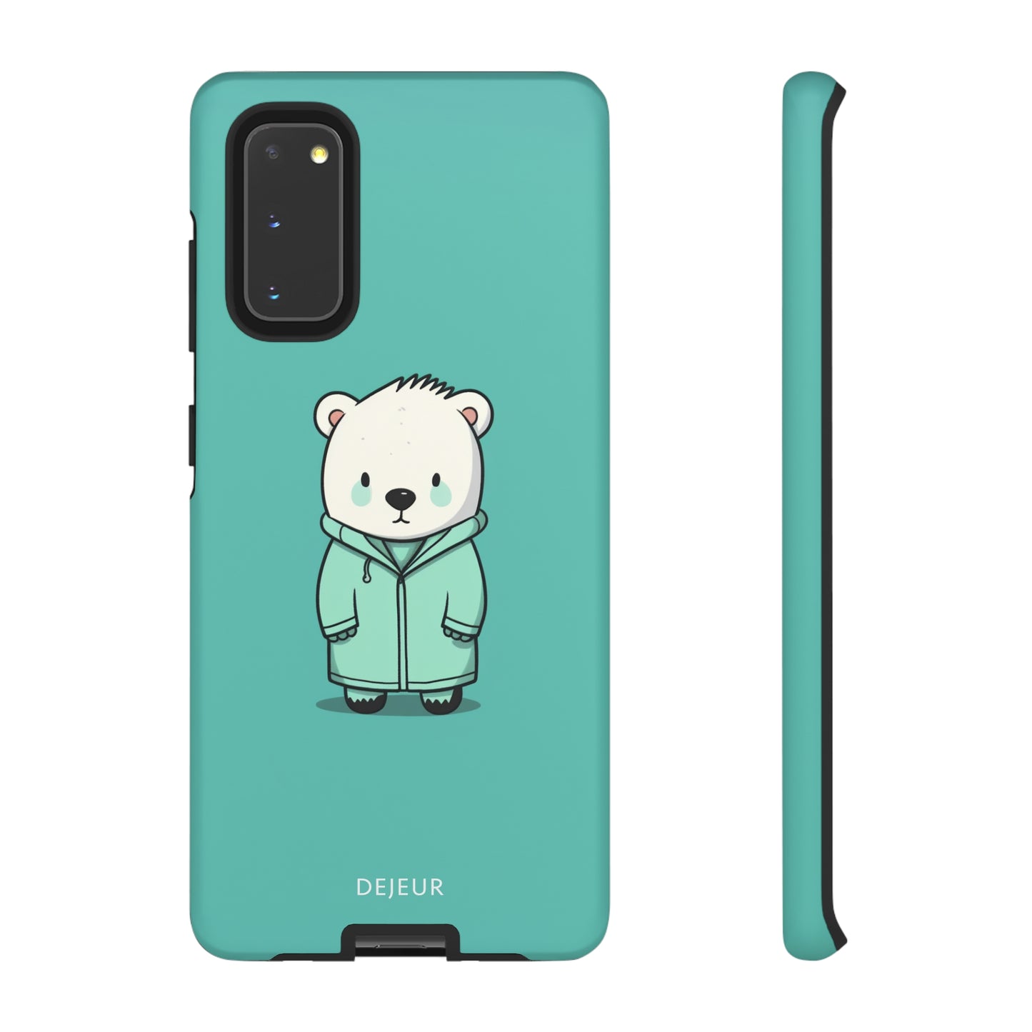 Aqua Coat Bear - Samsung Galaxy Tough Case